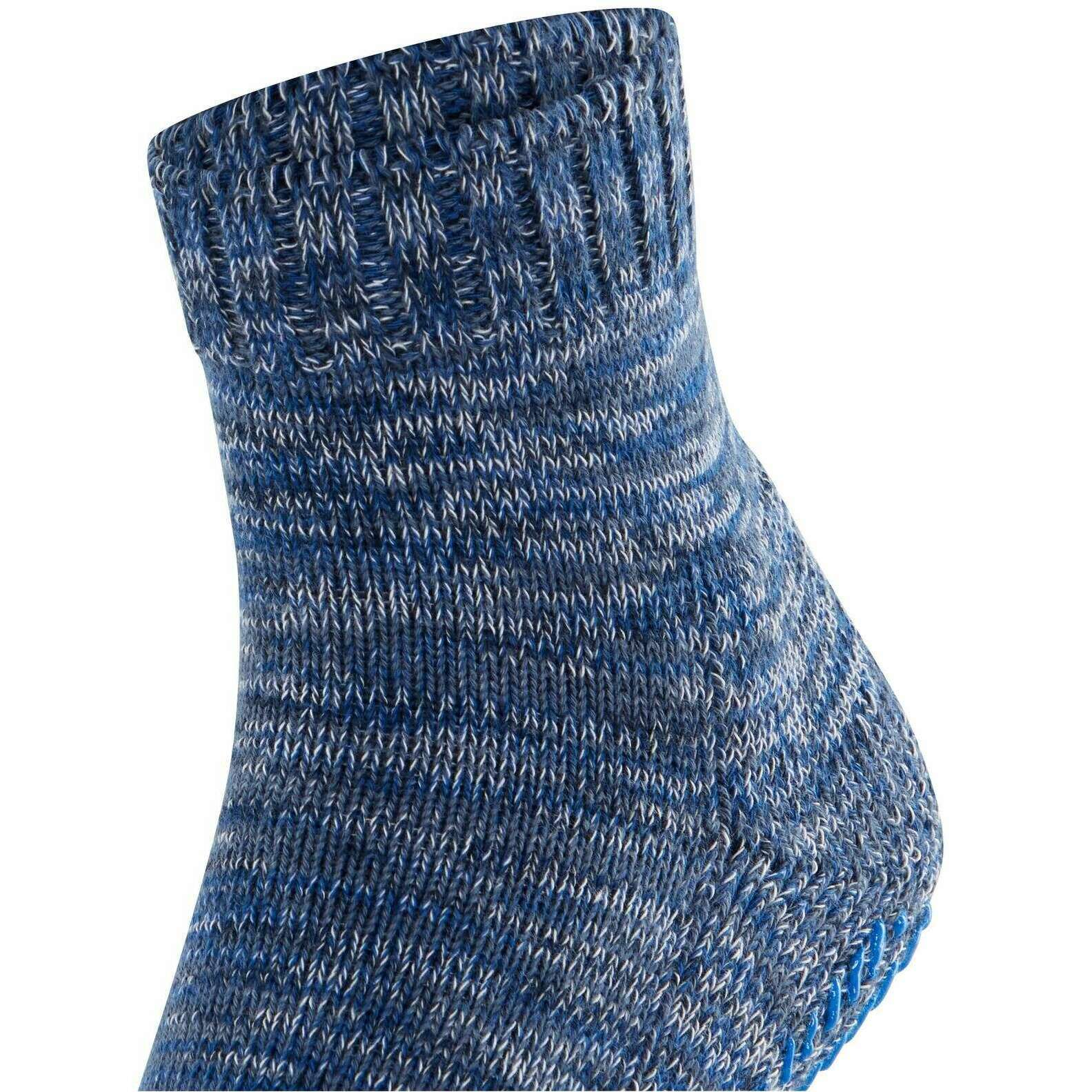 Falke Cotton Grip House Socks - Dusty Blue - Image 4