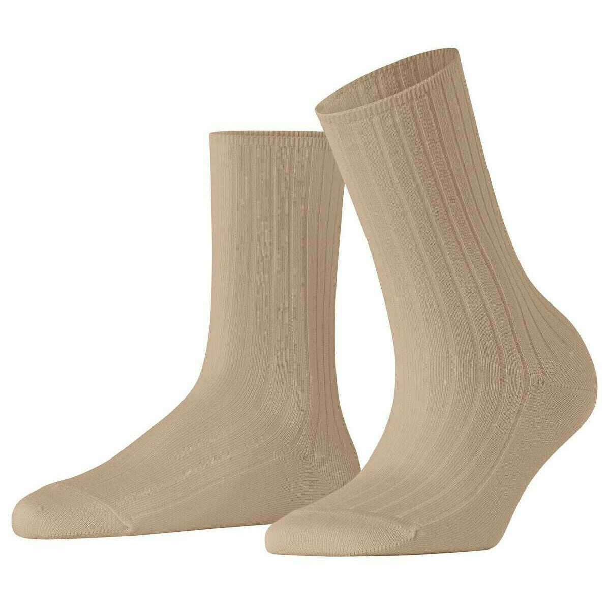 Falke Cotton Rib Socks - Country Beige