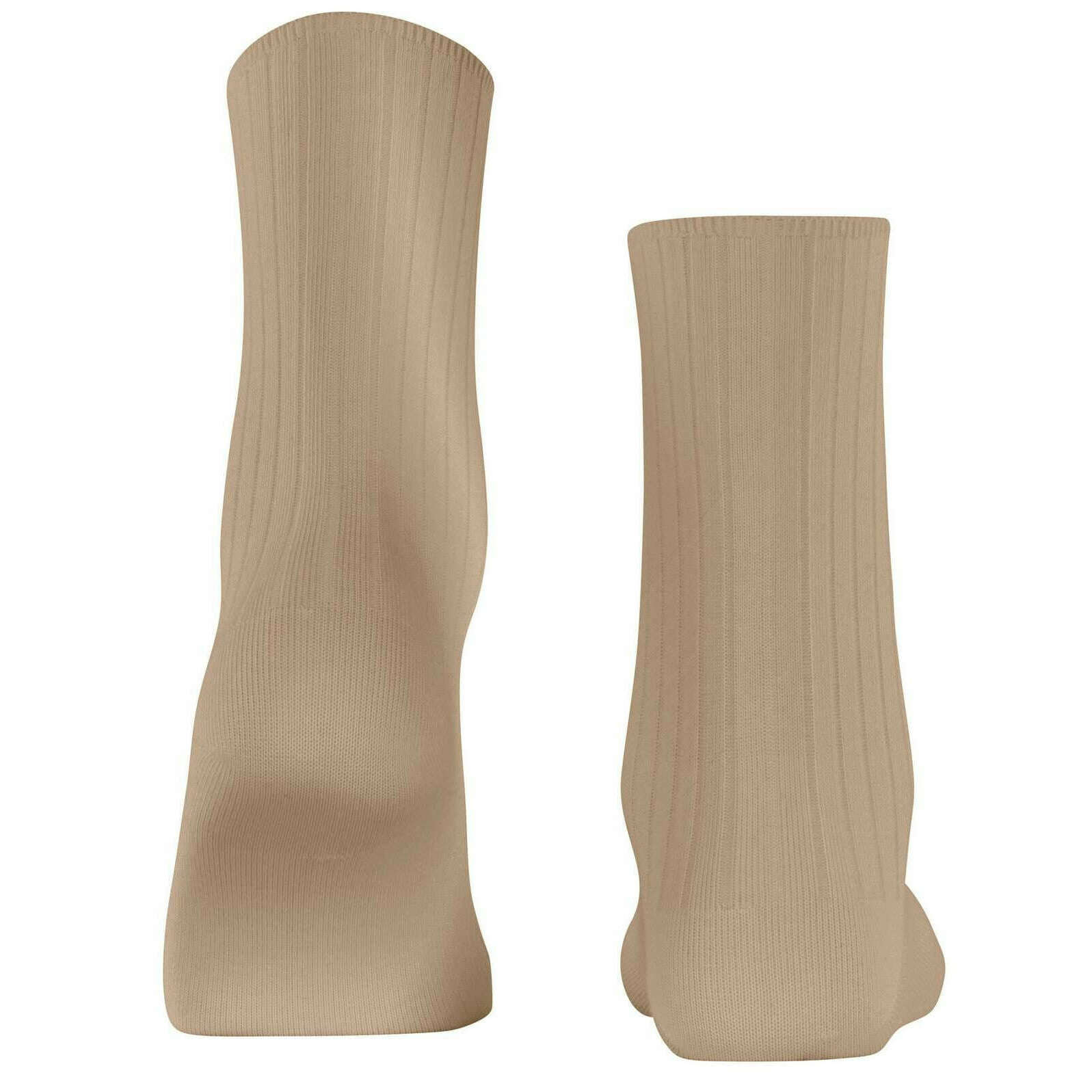 Falke Cotton Rib Socks - Country Beige - Image 3