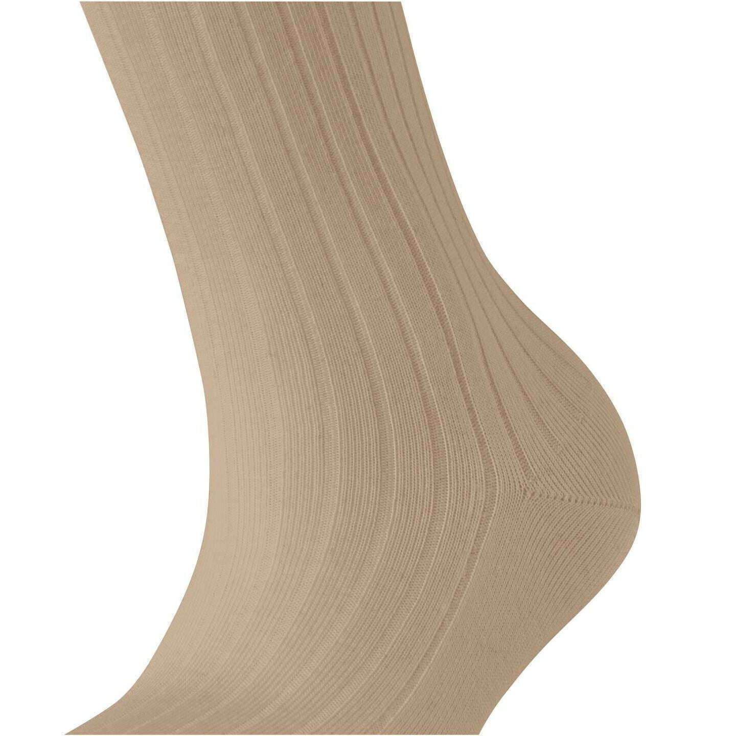 Falke Cotton Rib Socks - Country Beige - Image 4