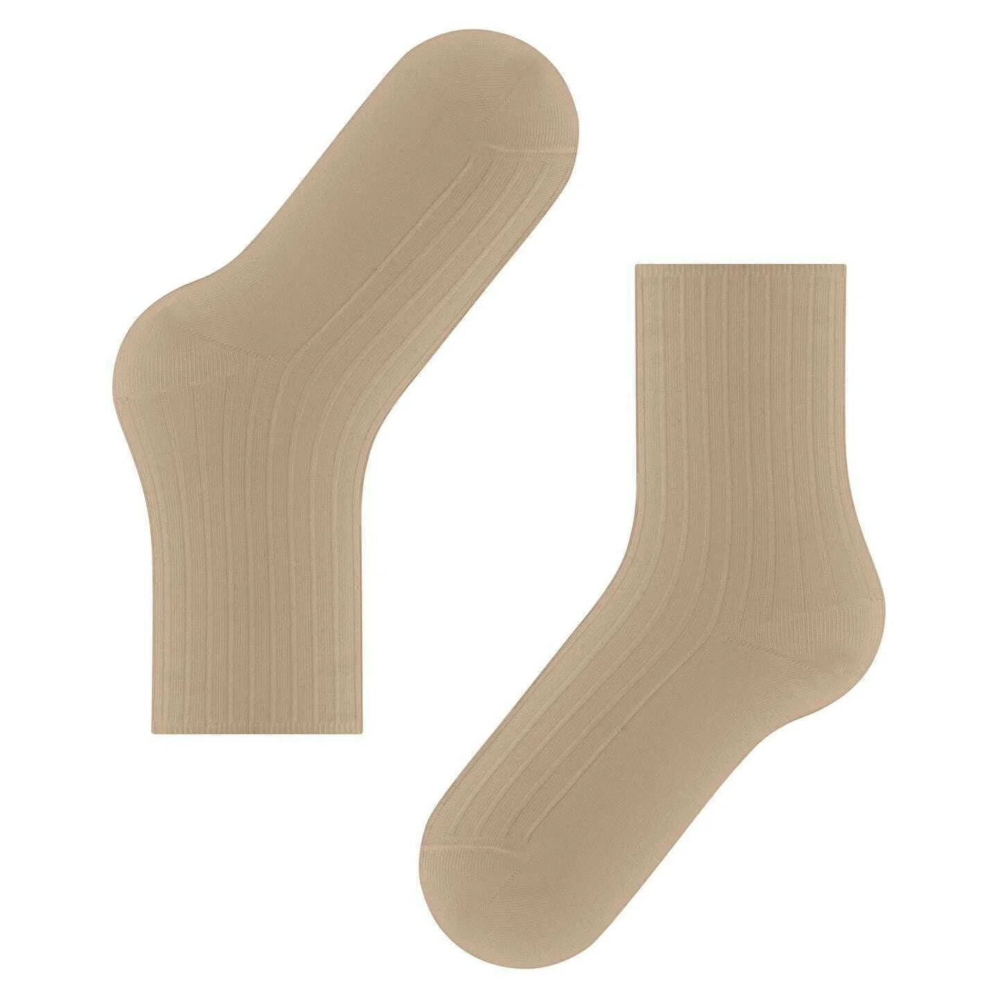 Falke Cotton Rib Socks - Country Beige - Image 5