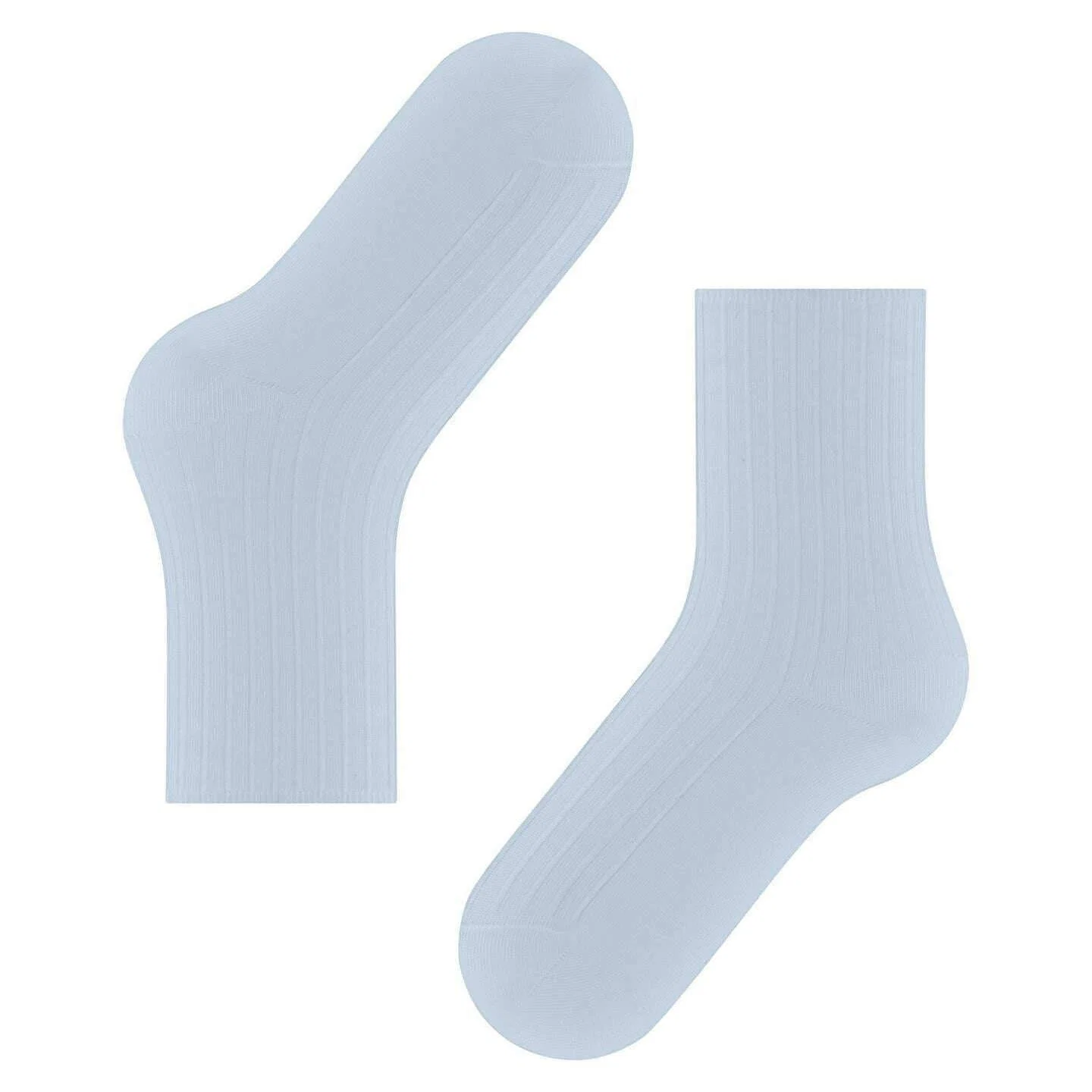 Falke Cotton Rib Socks - Light Blue - Image 5