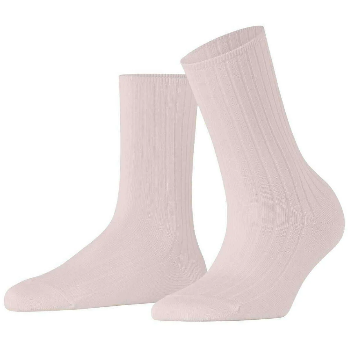 Falke Cotton Rib Socks - Light Pink