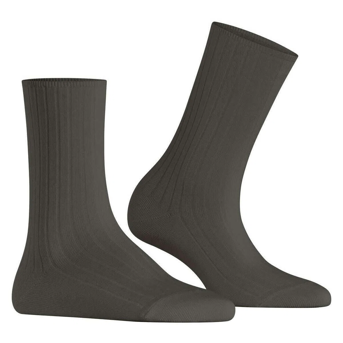 Falke Cotton Rib Socks - Military Green - Image 2