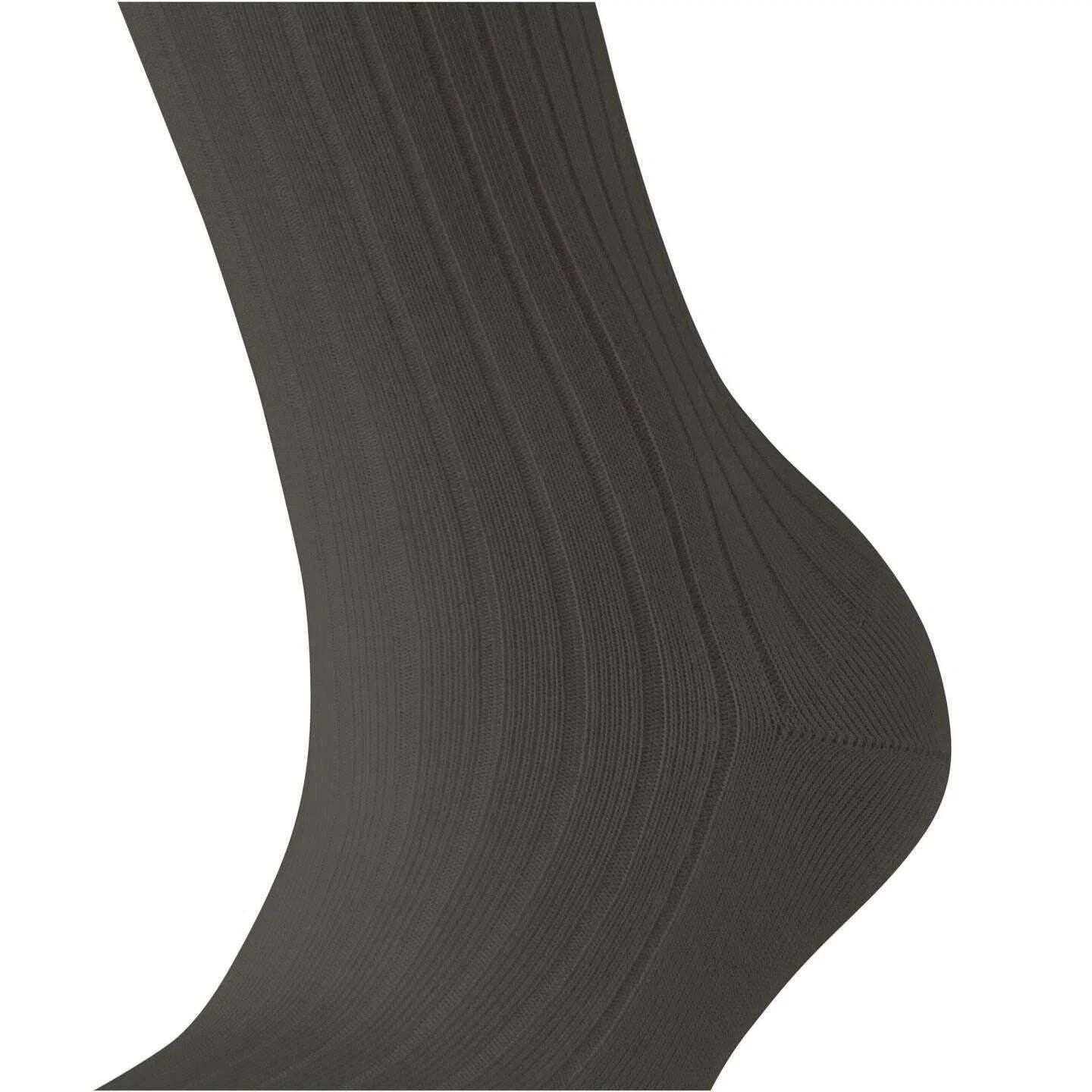 Falke Cotton Rib Socks - Military Green - Image 4