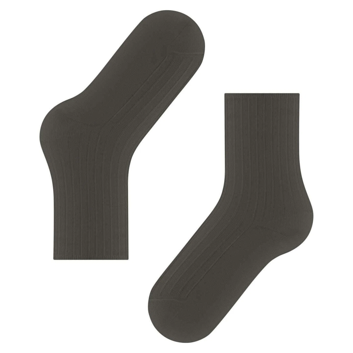 Falke Cotton Rib Socks - Military Green - Image 5