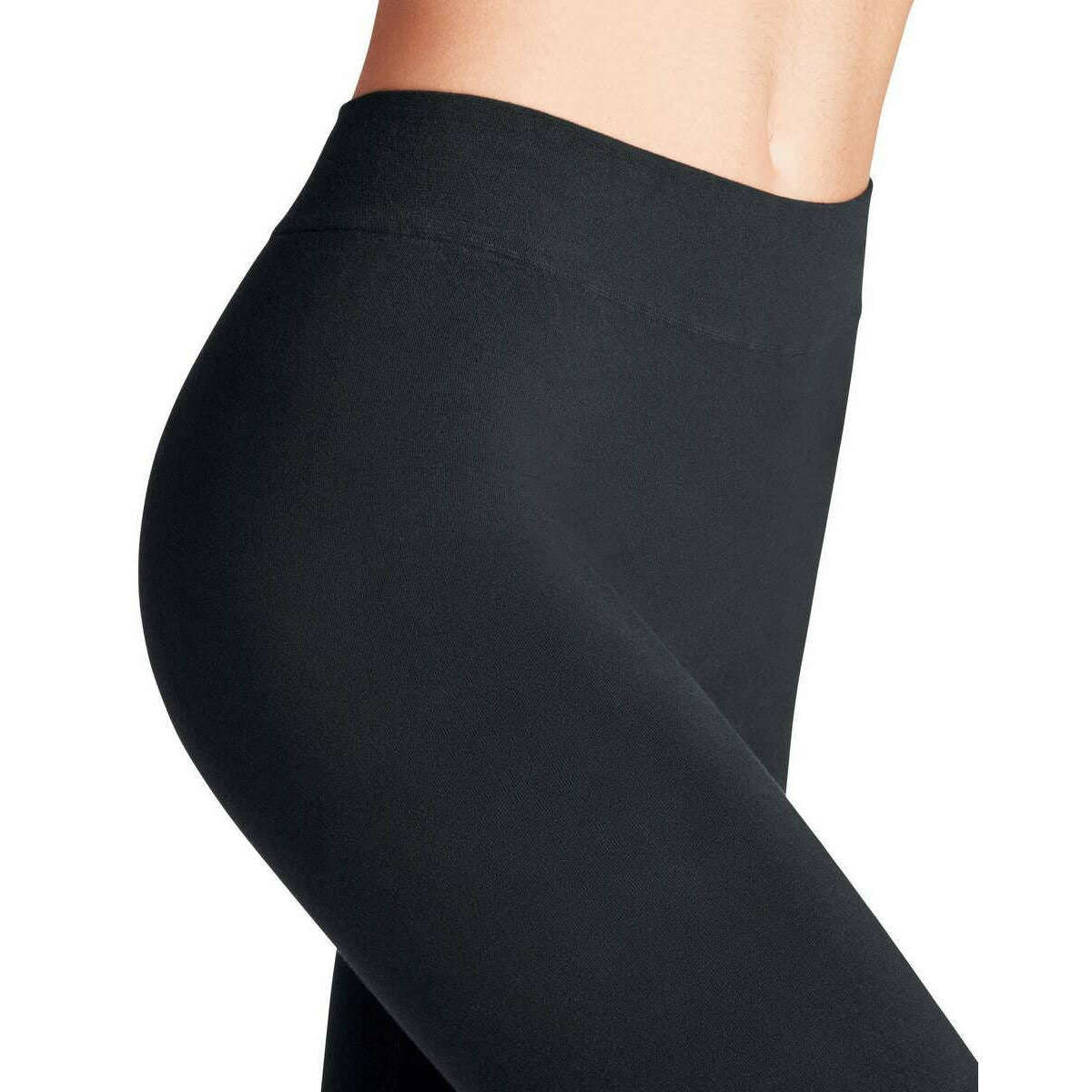 Falke Cotton Seamless Leggings - Graphite Grey - Image 5