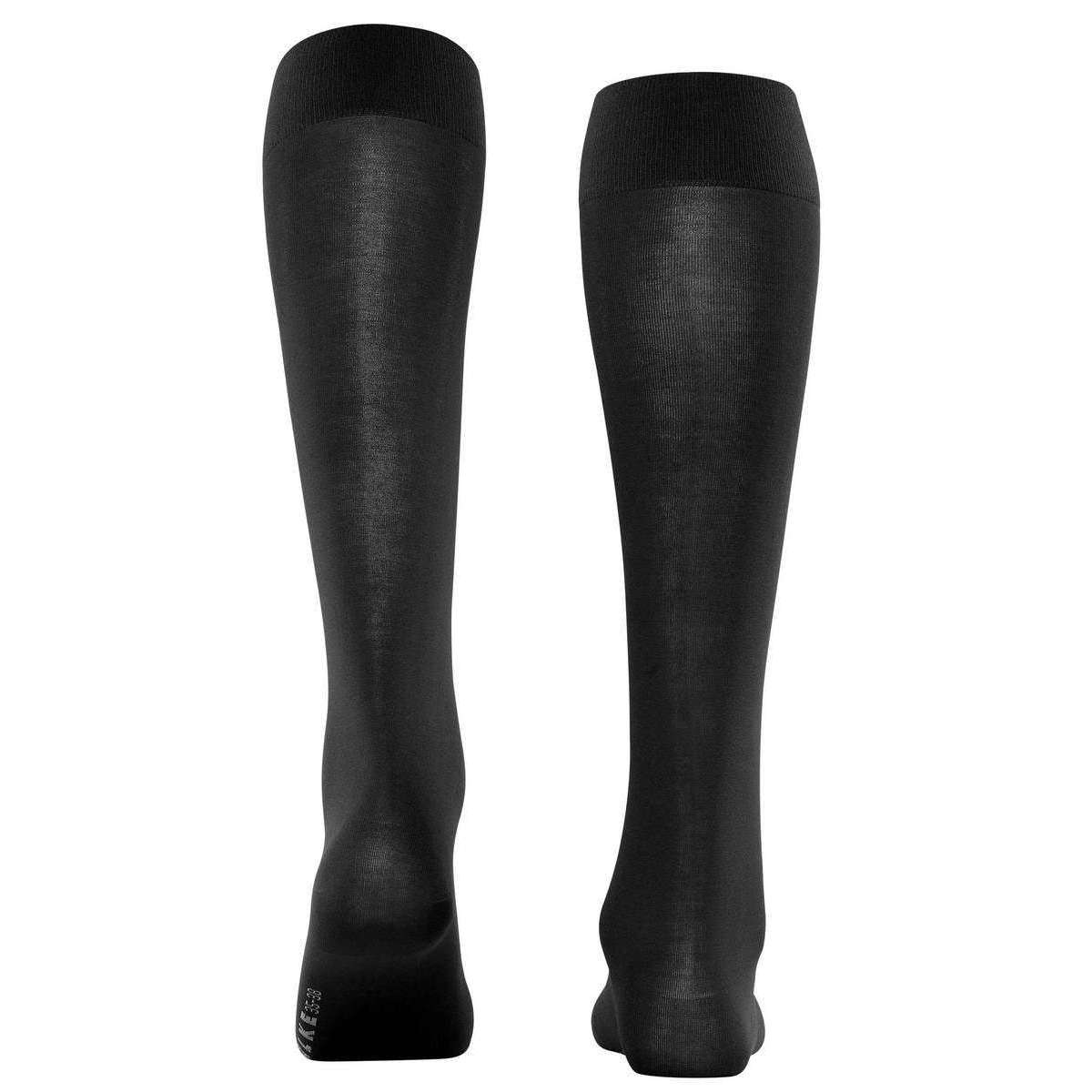 Falke Cotton Touch Knee High Socks - Black - Image 3