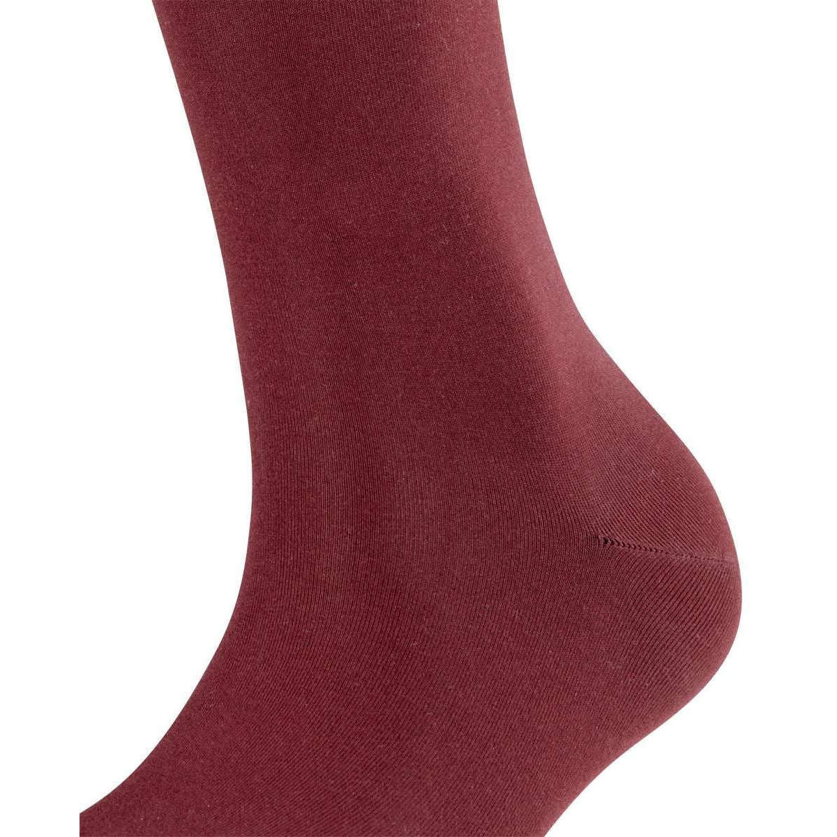 Falke Cotton Touch Knee High Socks - Burgundy - Image 4