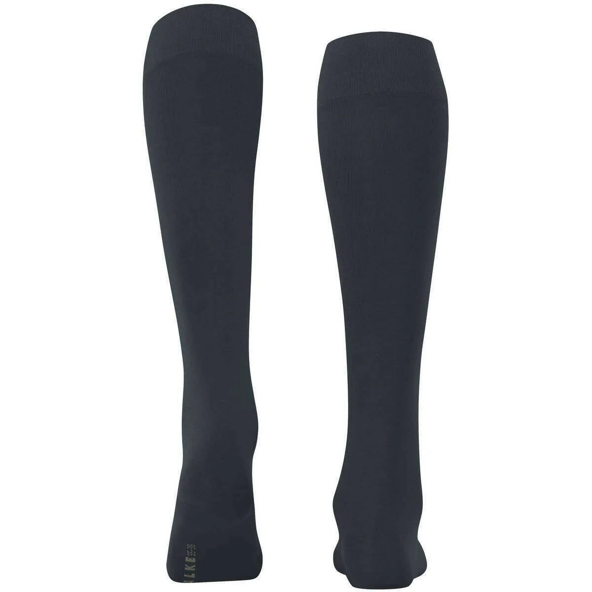 Falke Cotton Touch Knee High Socks - Graphite Grey - Image 3