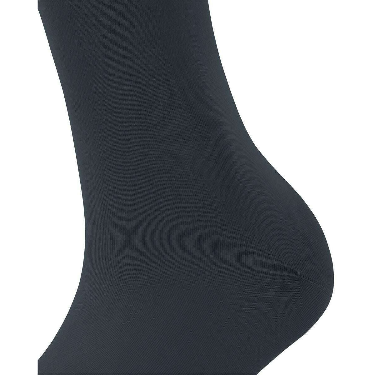 Falke Cotton Touch Knee High Socks - Graphite Grey - Image 4