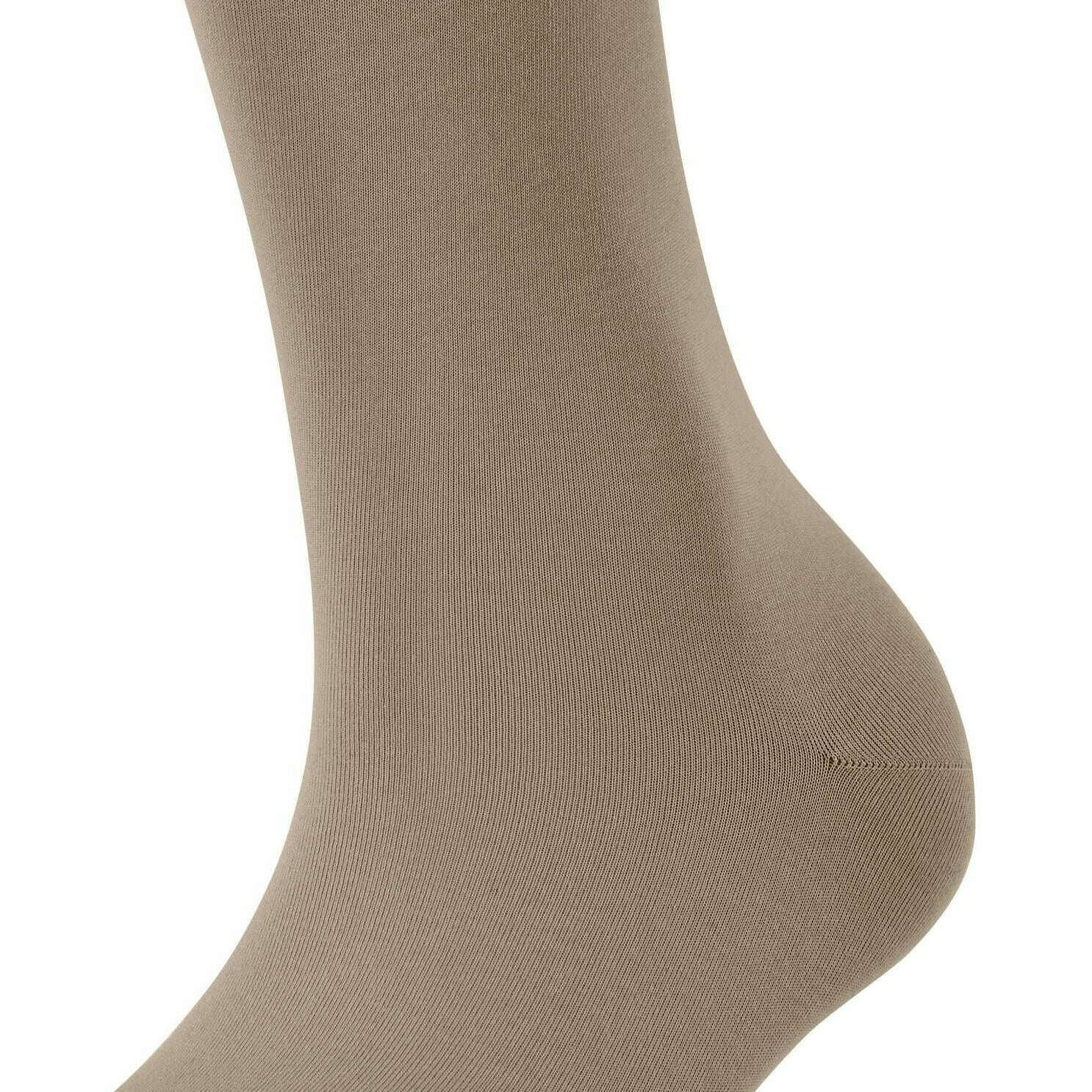 Falke Cotton Touch Knee High Socks - Nude Beige - Image 4