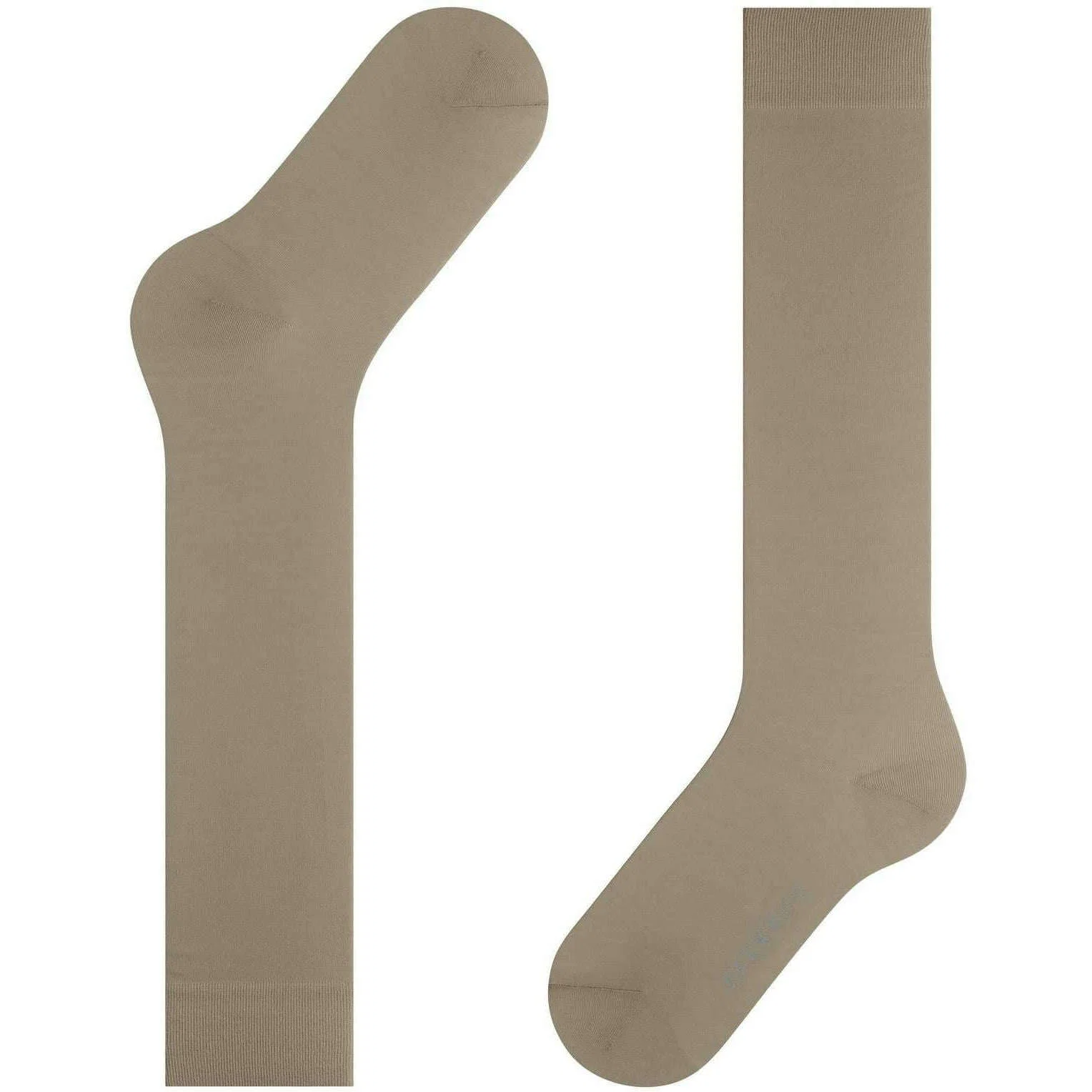 Falke Cotton Touch Knee High Socks - Nude Beige - Image 5