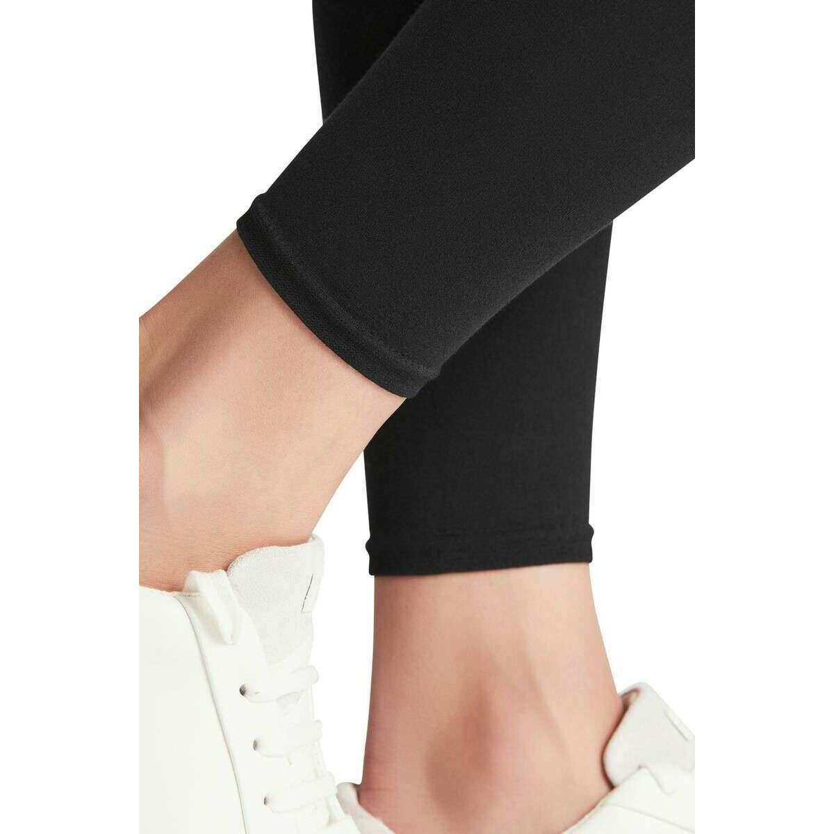 Falke Cotton Touch Leggings - Black - Image 6