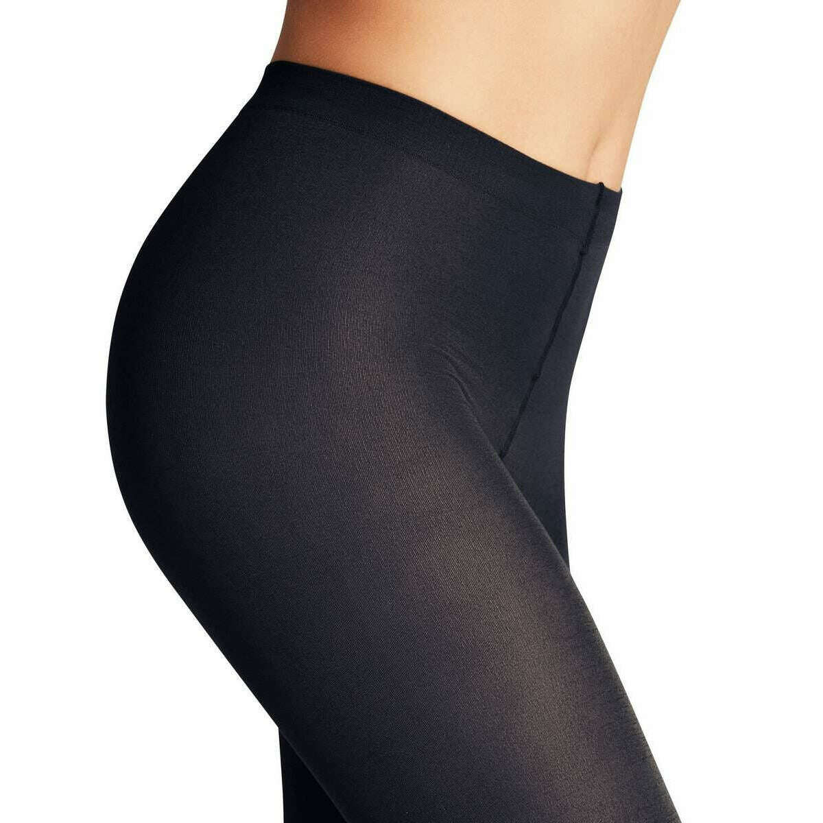 Falke Cotton Touch Leggings - Marine Blue - Image 4