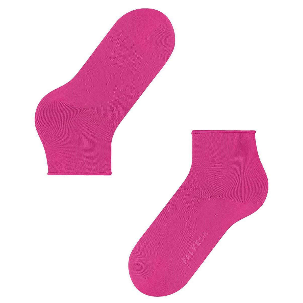 Falke Cotton Touch Short Socks - Berry Red - Image 5