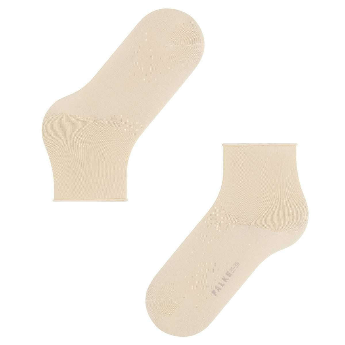Falke Cotton Touch Short Socks - Cream - Image 5