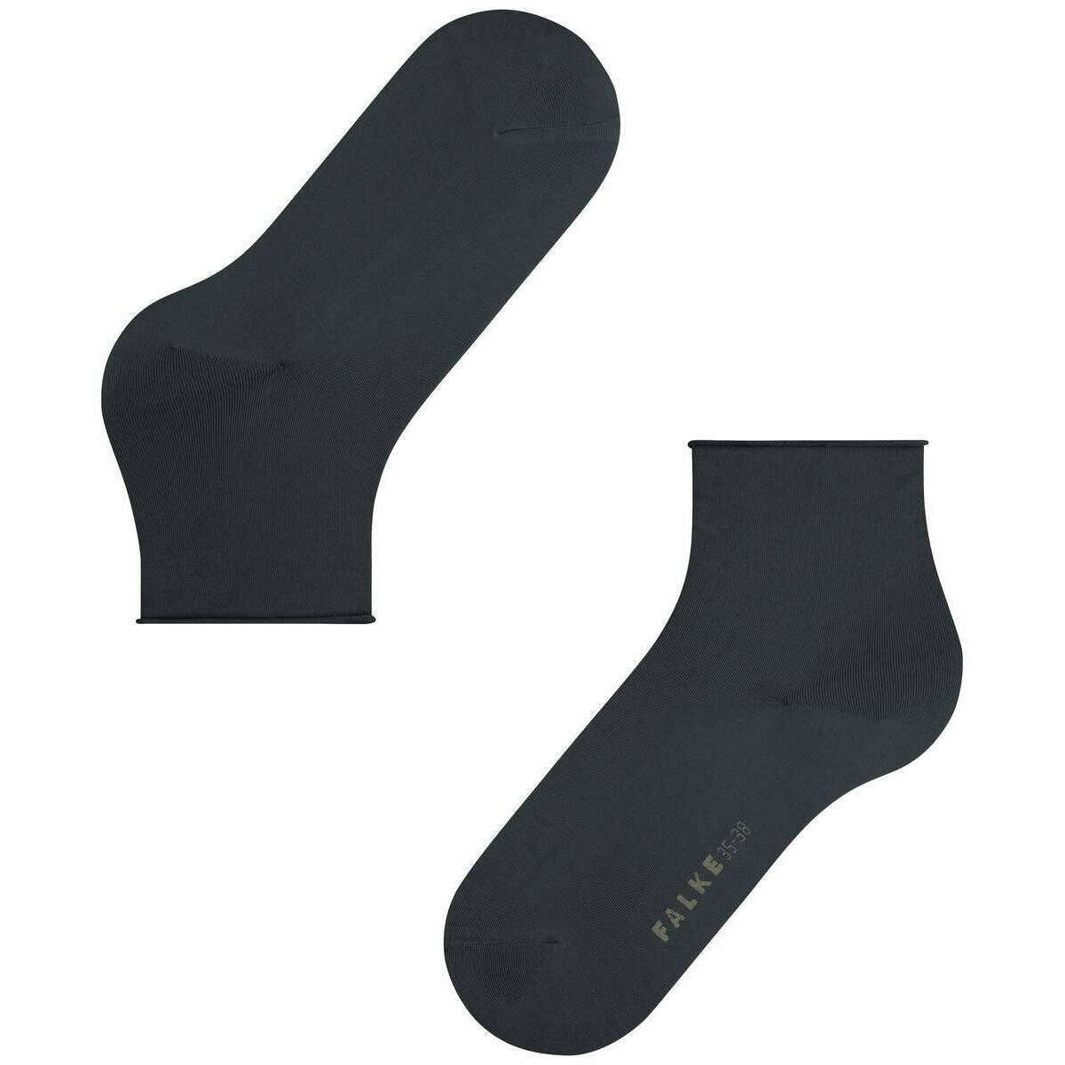 Falke Cotton Touch Short Socks - Graphite Grey - Image 5