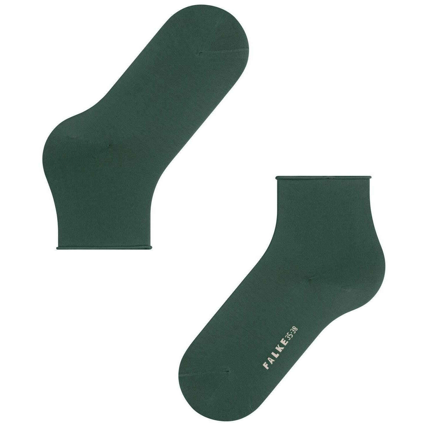 Falke Cotton Touch Short Socks - Hunter Green - Image 5
