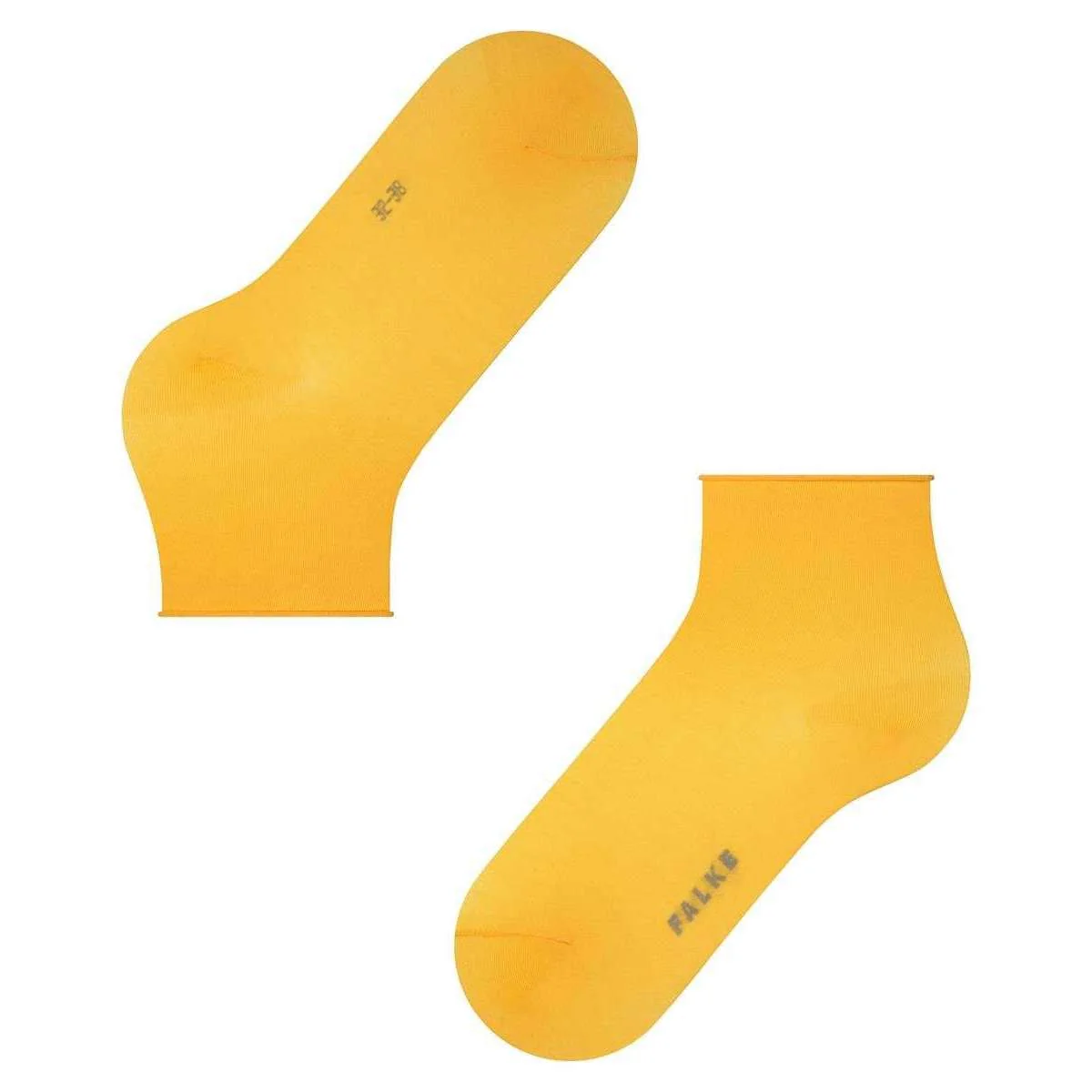 Falke Cotton Touch Short Socks - Mustard Yellow - Image 5