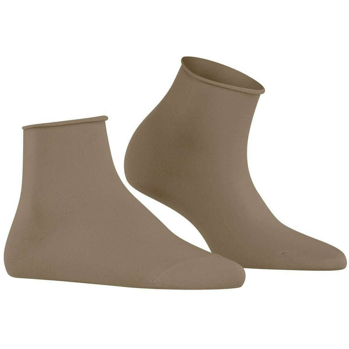 Falke Cotton Touch Short Socks - Nude Beige - Image 2