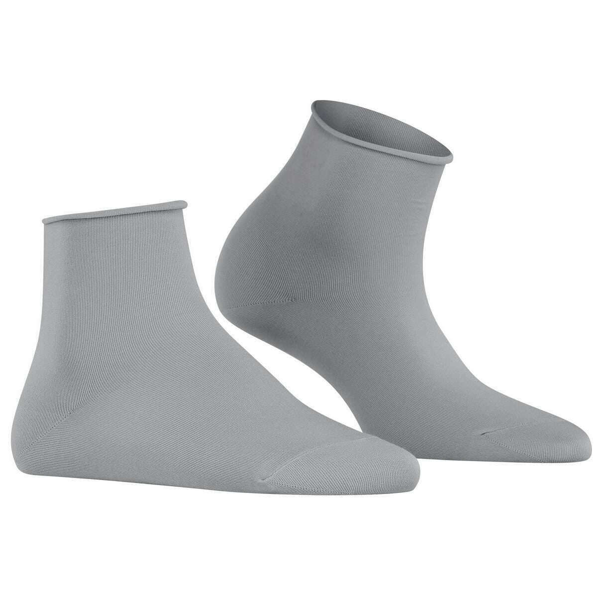 Falke Cotton Touch Short Socks - Sliver Grey - Image 2