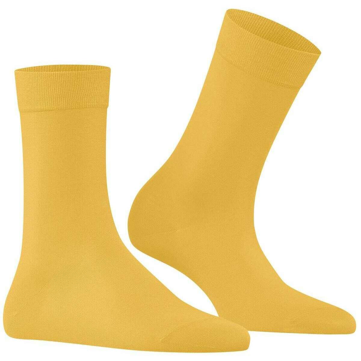 Falke Cotton Touch Socks - Banana Yellow - Image 2