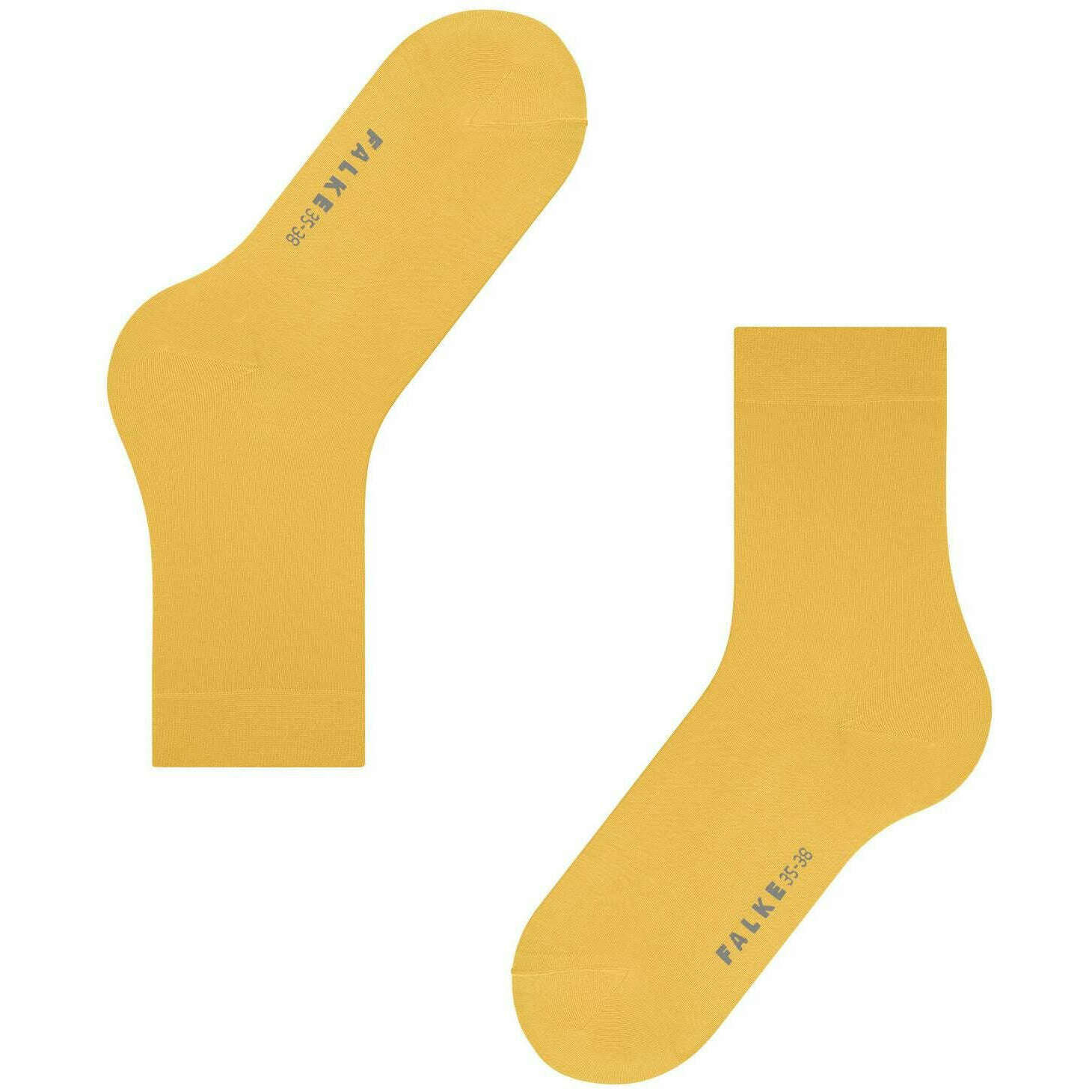 Falke Cotton Touch Socks - Banana Yellow - Image 5
