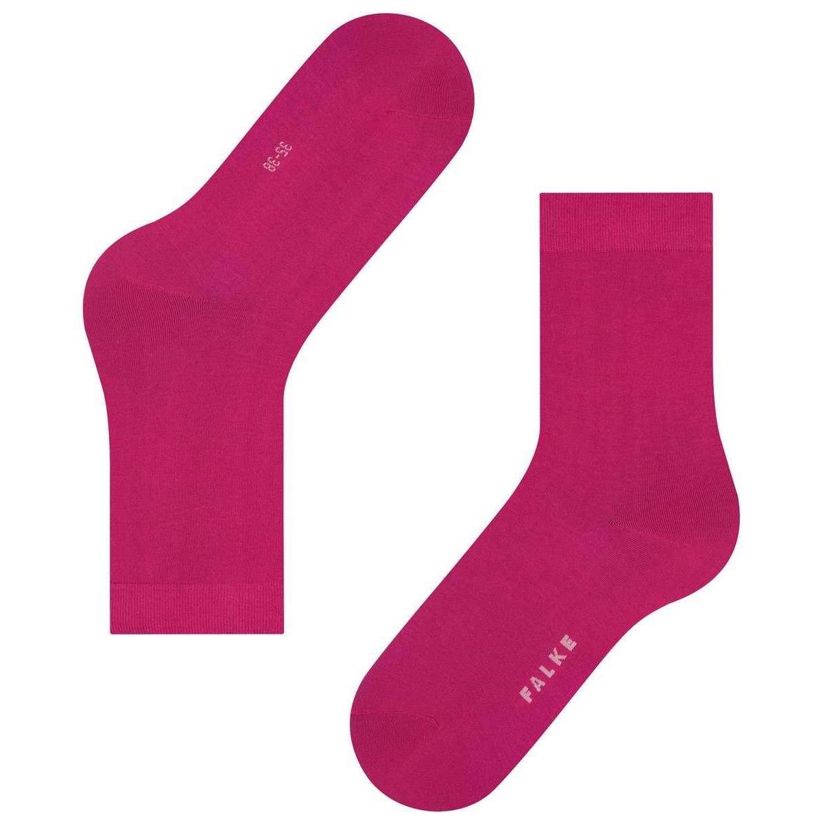 Falke Cotton Touch Socks - Berry Pink - Image 5