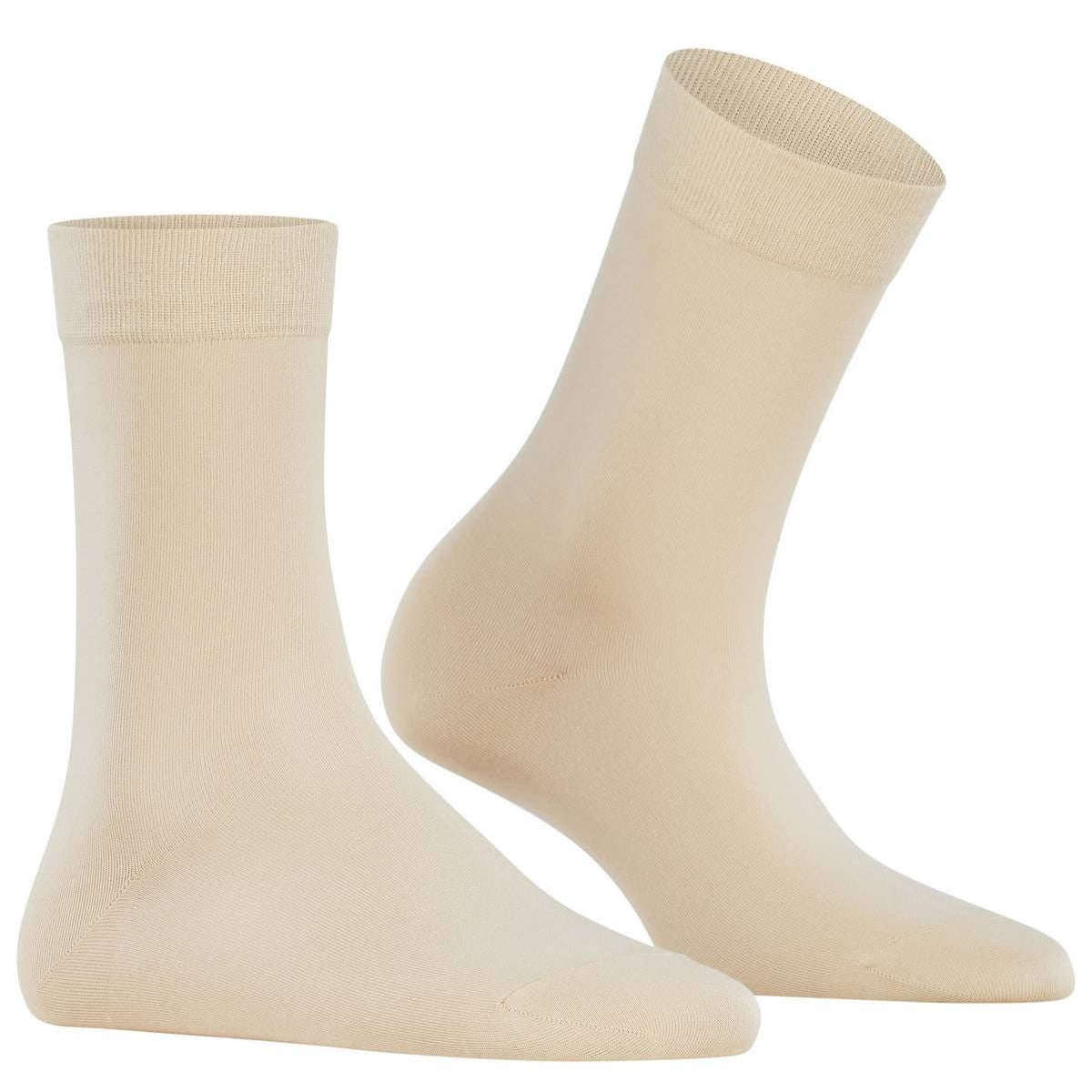 Falke Cotton Touch Socks - Cream - Image 2