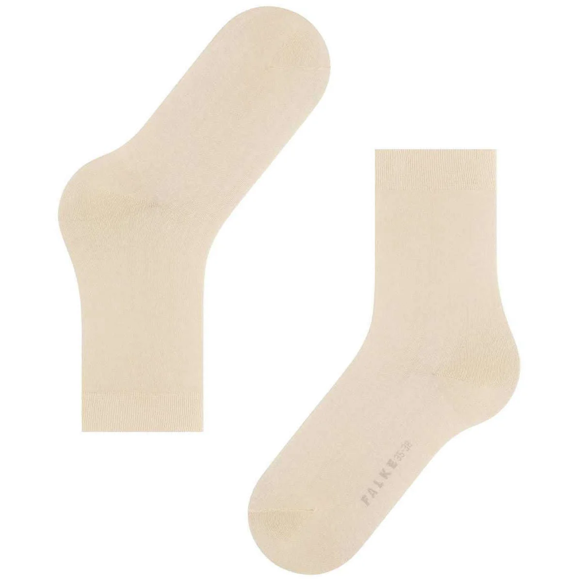Falke Cotton Touch Socks - Cream - Image 5