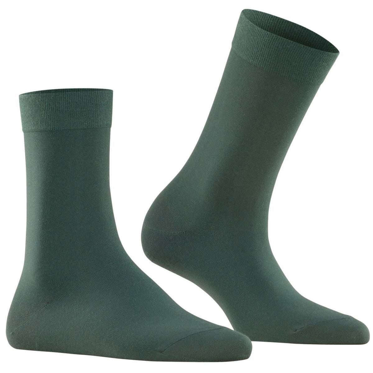 Falke Cotton Touch Socks - Hunter Green - Image 2