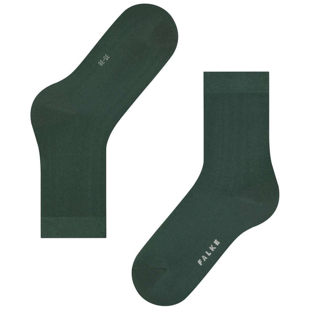 Falke Cotton Touch Socks - Hunter Green - Image 5