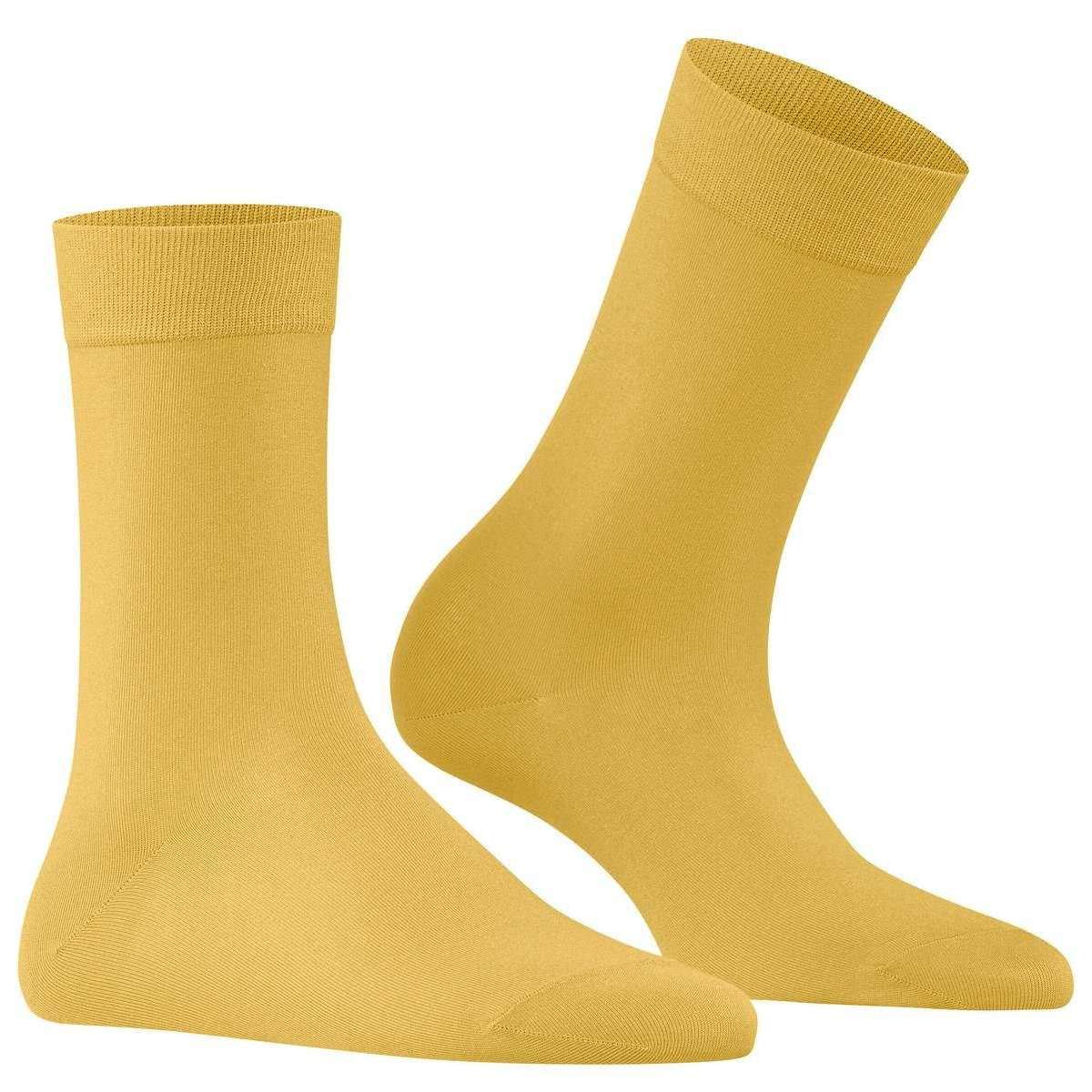 Falke Cotton Touch Socks - Mustard Yellow - Image 2