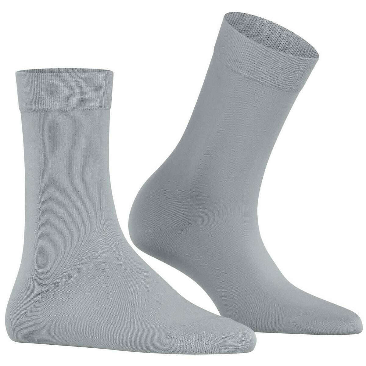 Falke Cotton Touch Socks - Sliver Grey - Image 2