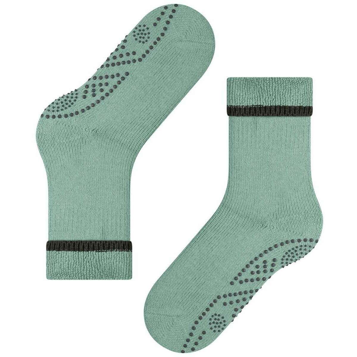 Falke Cuddle Pads House Socks - Peppermint Green - Image 5