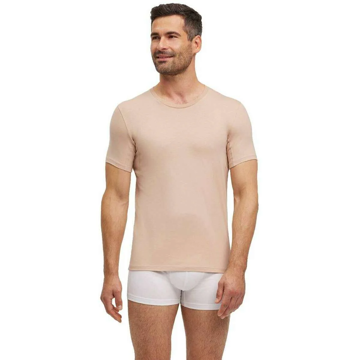 Falke Daily Climate Control T-Shirt - Camel Brown - Image 2