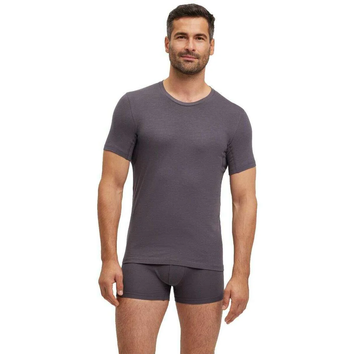 Falke Daily Climate Control T-Shirt - Carbon Fibre Grey - Image 2