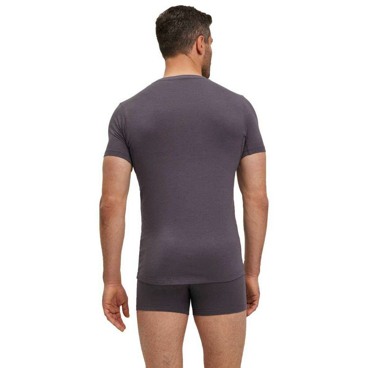 Falke Daily Climate Control T-Shirt - Carbon Fibre Grey - Image 3