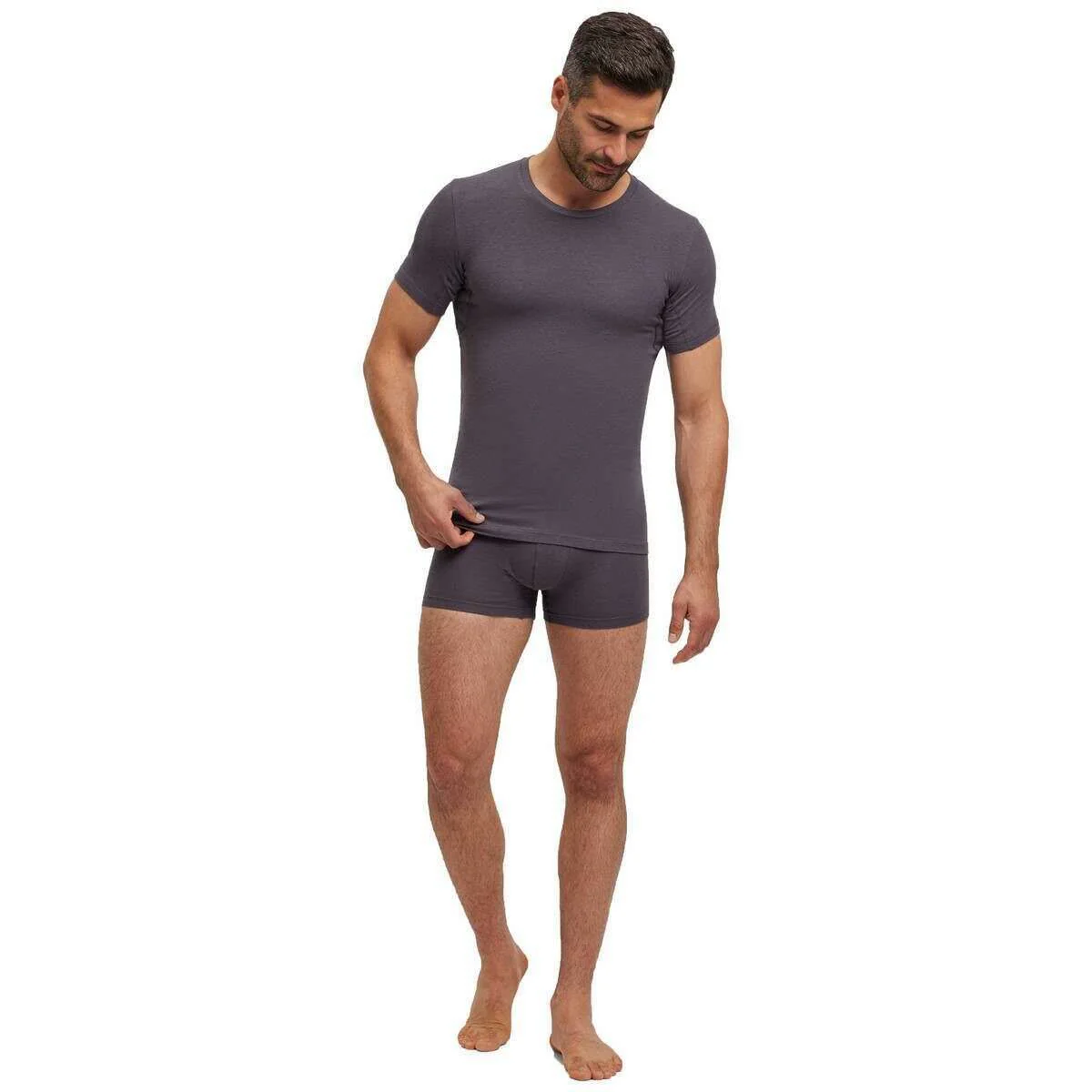 Falke Daily Climate Control T-Shirt - Carbon Fibre Grey - Image 6