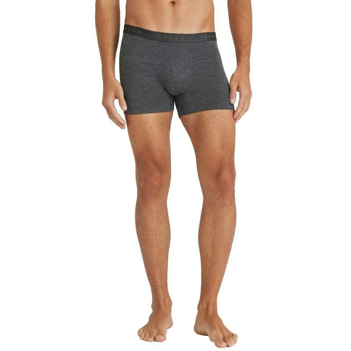 Falke Daily ClimaWool Boxer Brief - Dark Grey Heather - Image 2