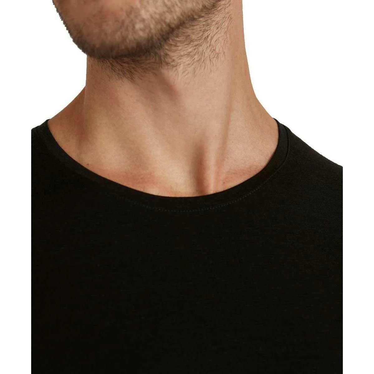 Falke Daily ClimaWool Crew Neck T-Shirt - Black - Image 4
