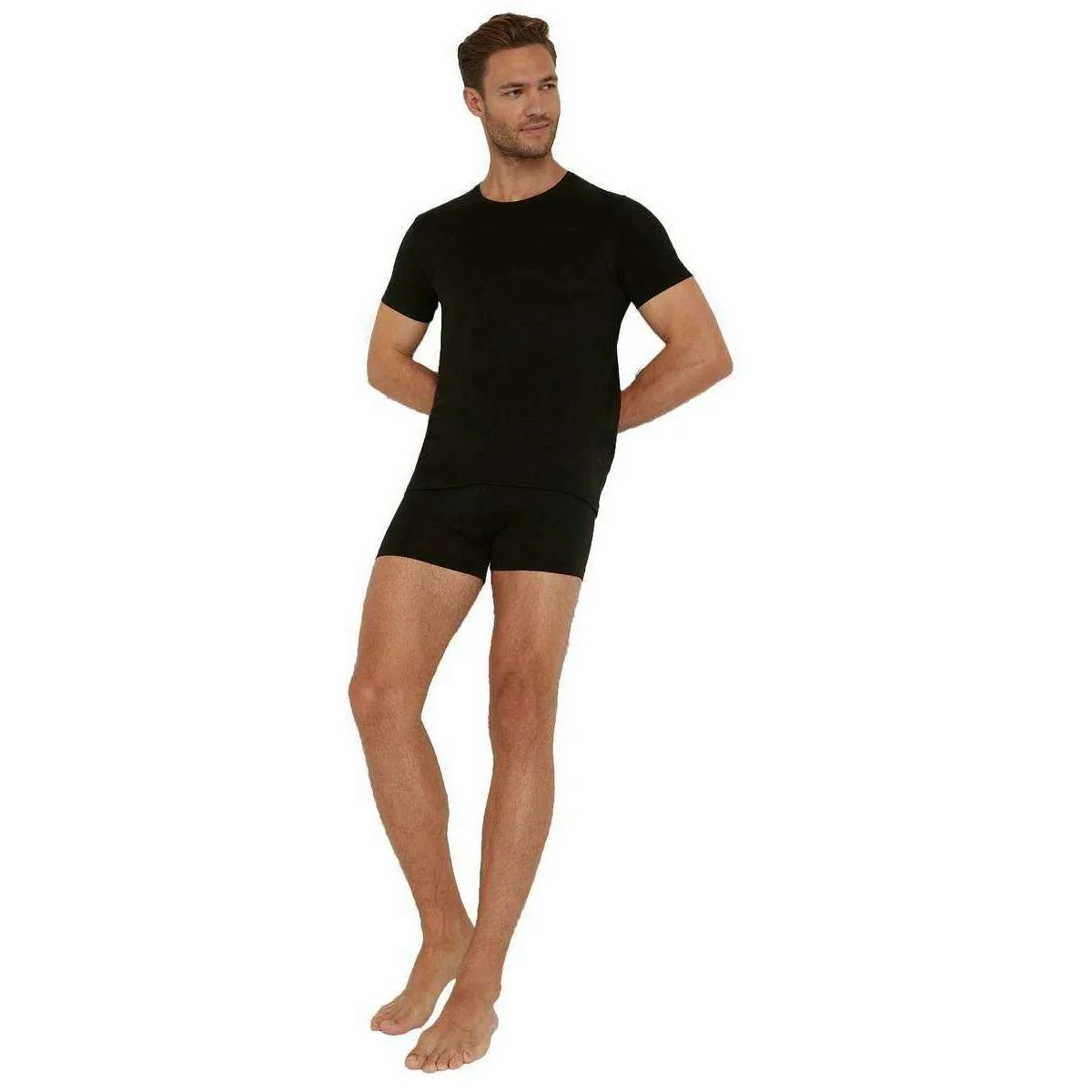 Falke Daily ClimaWool Crew Neck T-Shirt - Black - Image 6