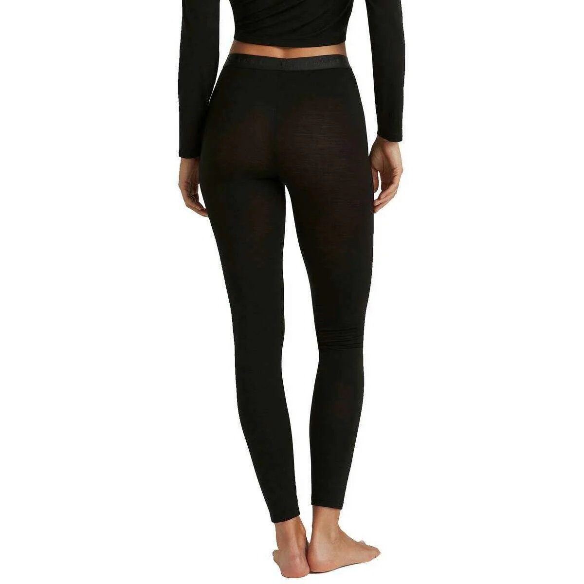 Falke Daily ClimaWool Leggings - Black - Image 3