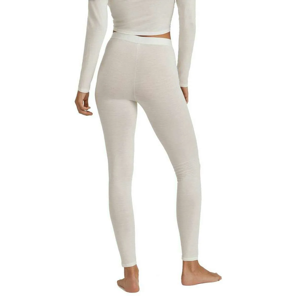 Falke Daily ClimaWool Leggings - Off-White - Image 3