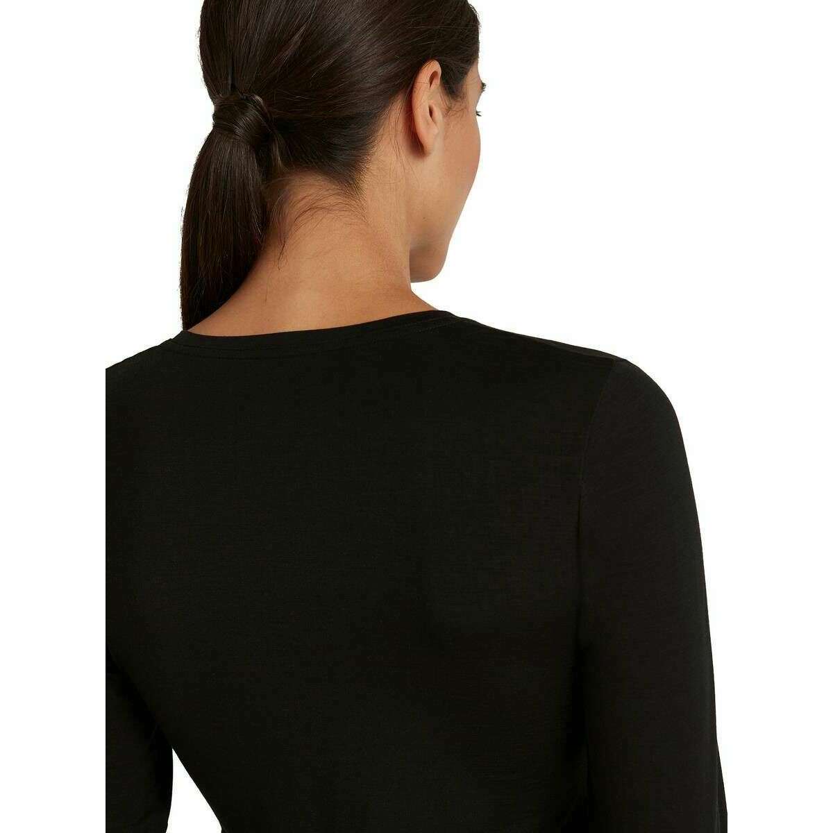 Falke Daily ClimaWool Long Sleeve T-Shirt - Black - Image 5