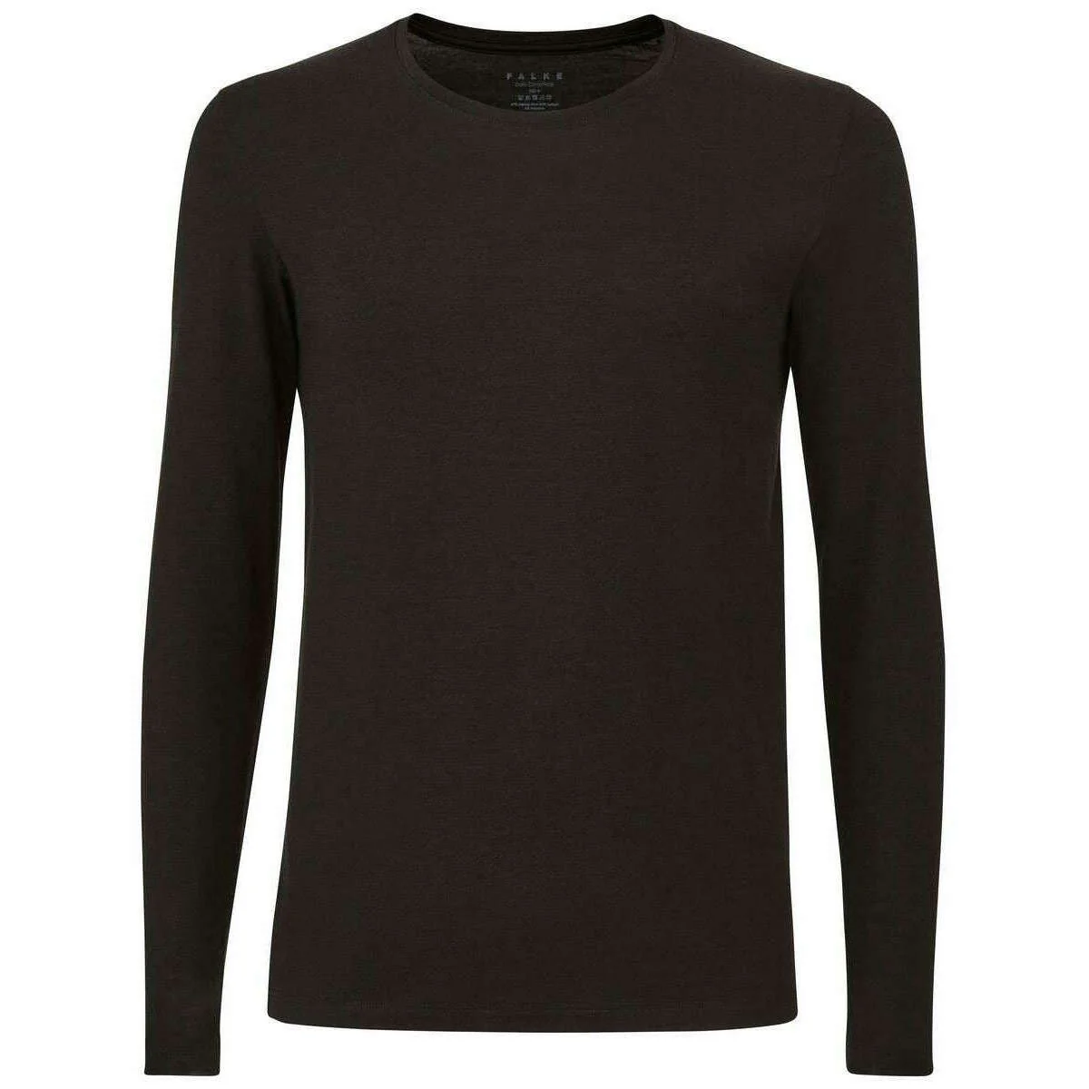 Falke Daily ClimaWool Long Sleeve T-Shirt - Black