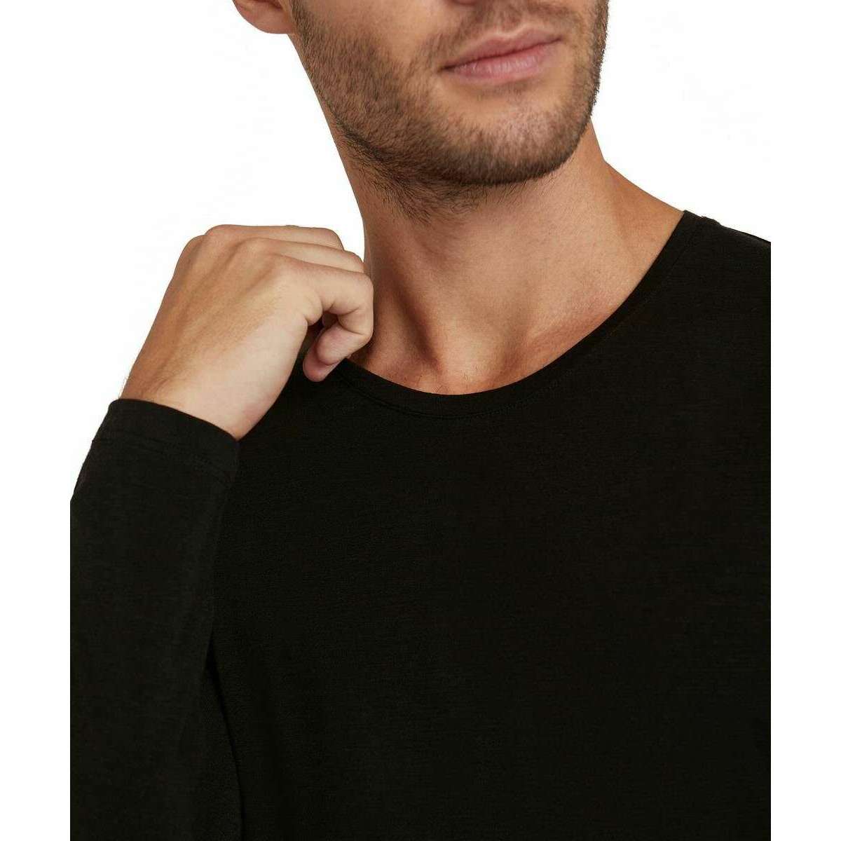 Falke Daily ClimaWool Long Sleeve T-Shirt - Black - Image 4