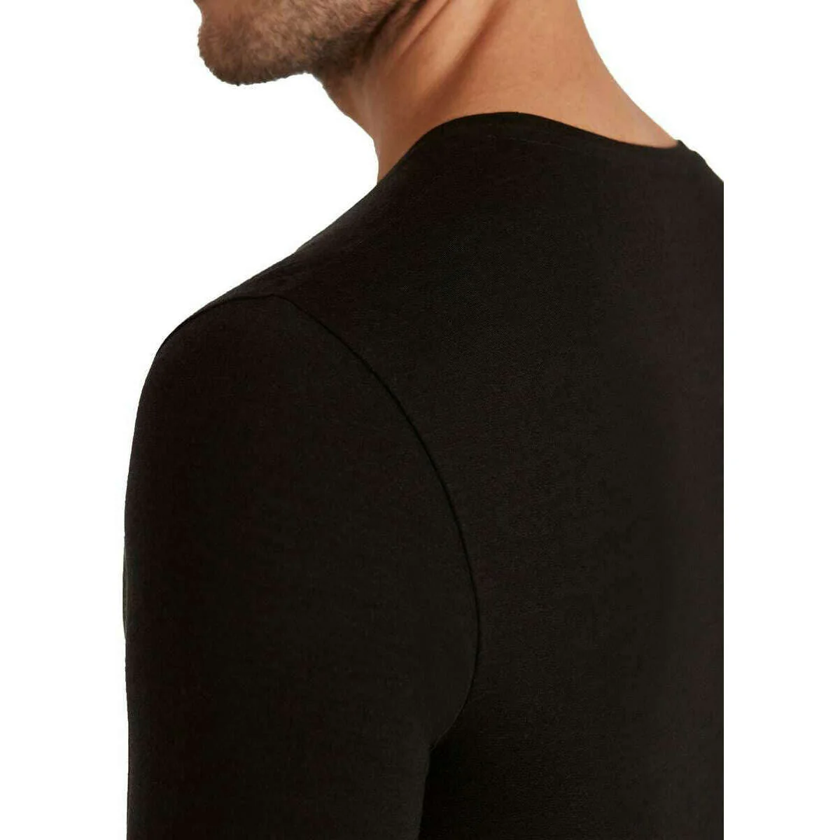 Falke Daily ClimaWool Long Sleeve T-Shirt - Black - Image 5