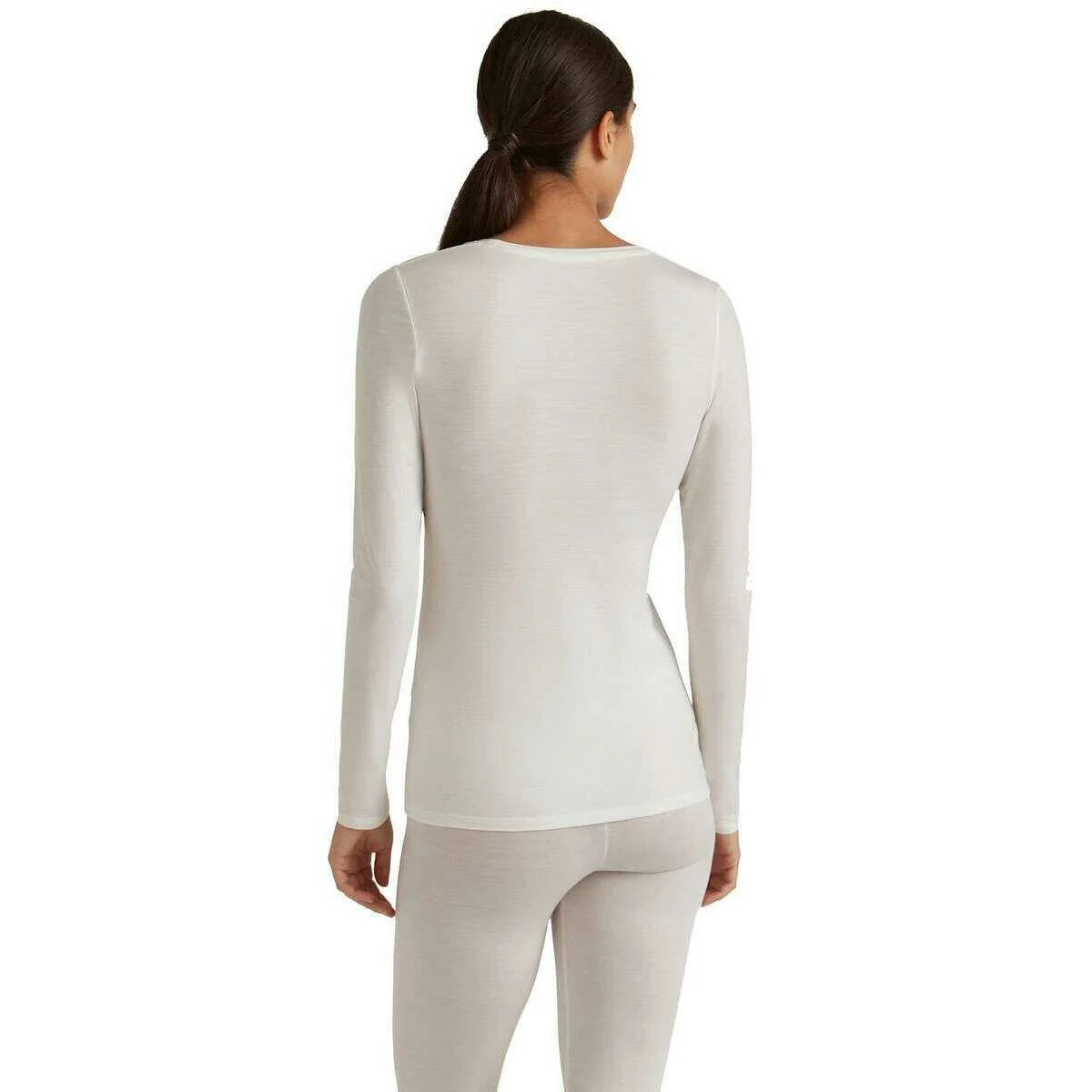 Falke Daily ClimaWool Long Sleeve T-Shirt - Off-White - Image 3